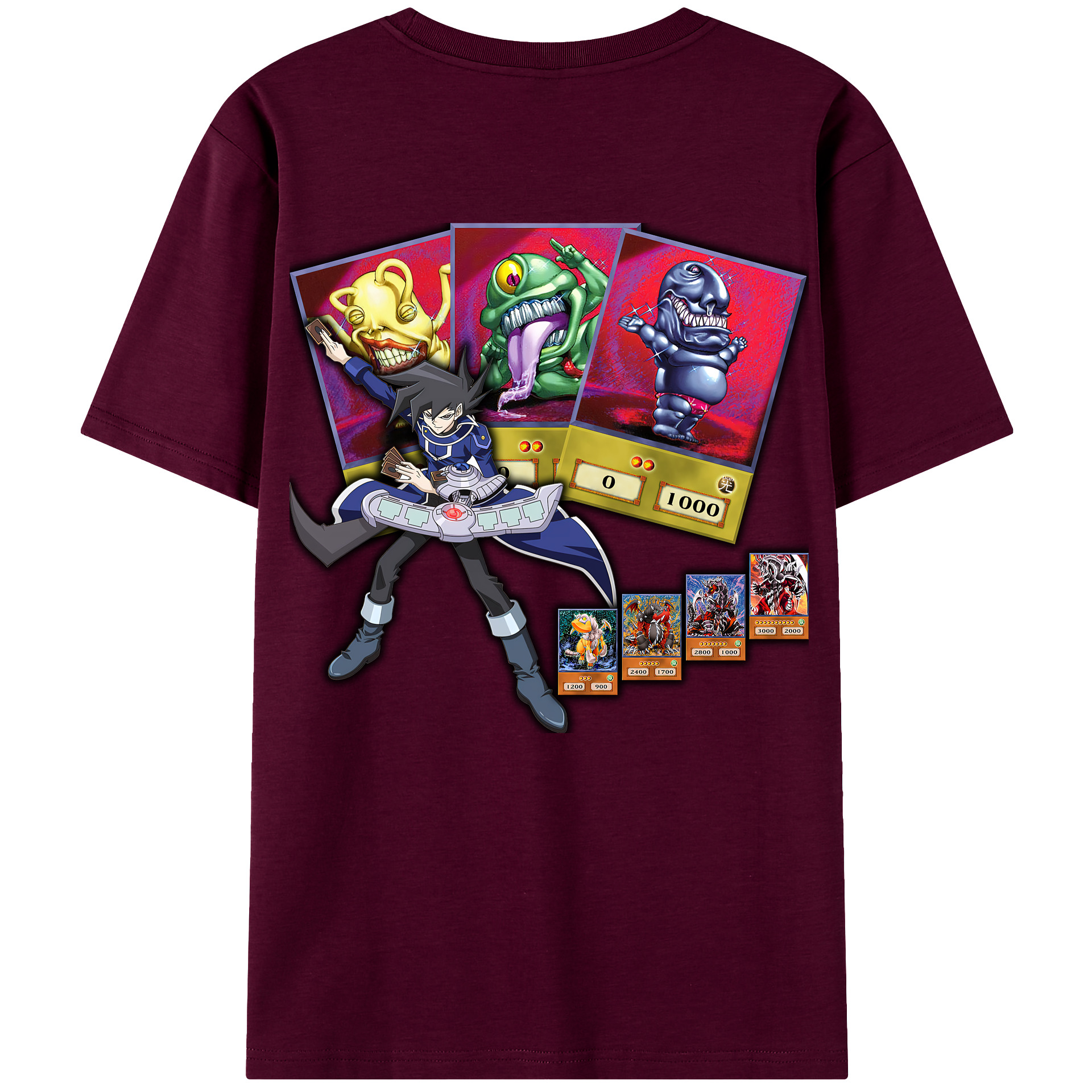 （画像用） 遊☆戯☆王 Yu-Gi-Oh! レディース半袖Tシャツ(バックプリント)